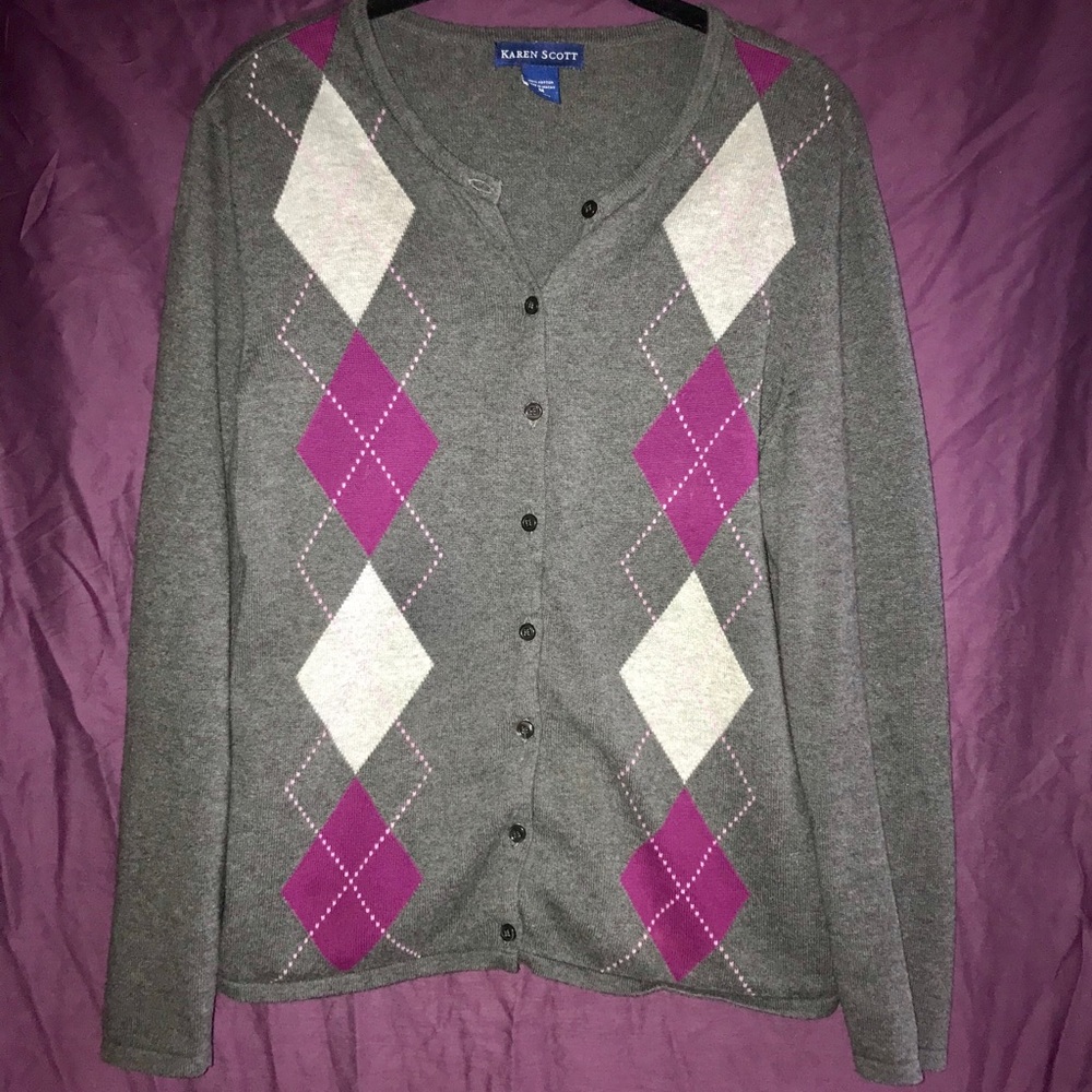 Argyle Cardigan